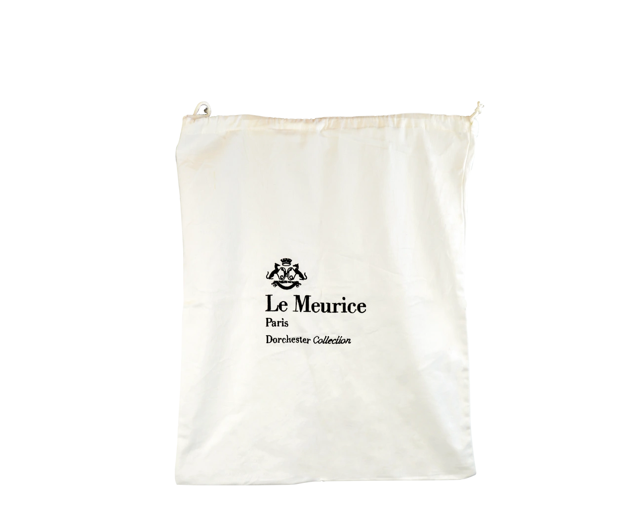 Pochon Personnalisé Luxe pour un Hôtel 5 étoiles. Packaging prestigieux & éco-responsable de part sa finition en coton GOTS, ce pochon a été conçu en 160 gr/m².